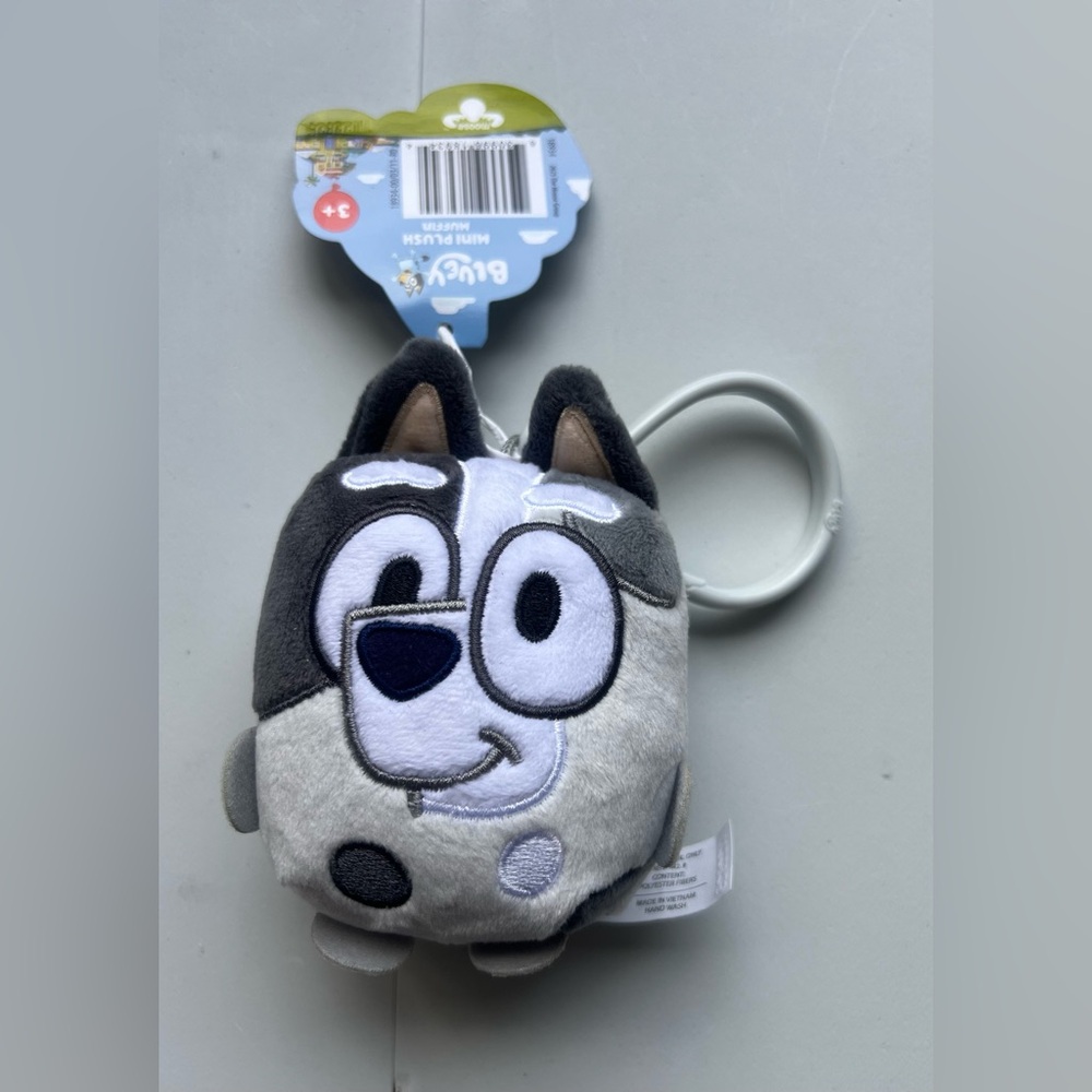 Bluey Mini Plush, Bluey 4.75" Tall Plush Toys with Clip